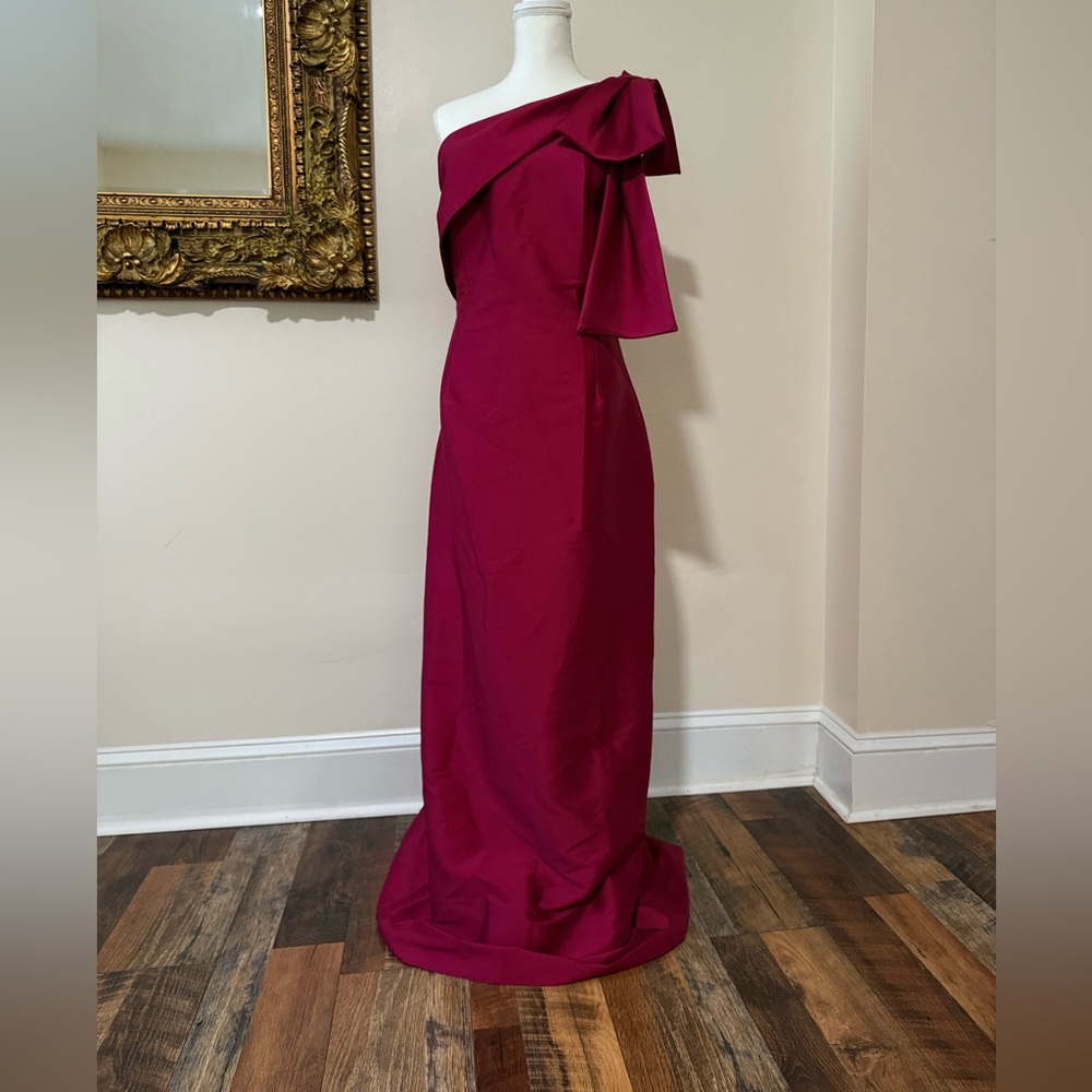 Sachin + Babi One-Shoulder Fuchsia Dress - Picture 12 of 12